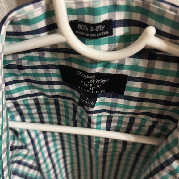 J crew long sleeve dress shirt Medium 15-15 1/2 - Picture 2 of 2